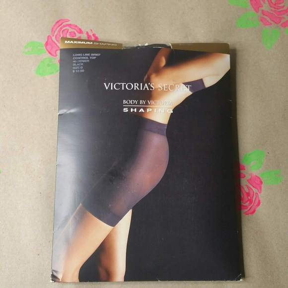 NEW Body By Victoria Long Line Brief Black Size B - Picture 2 of 6